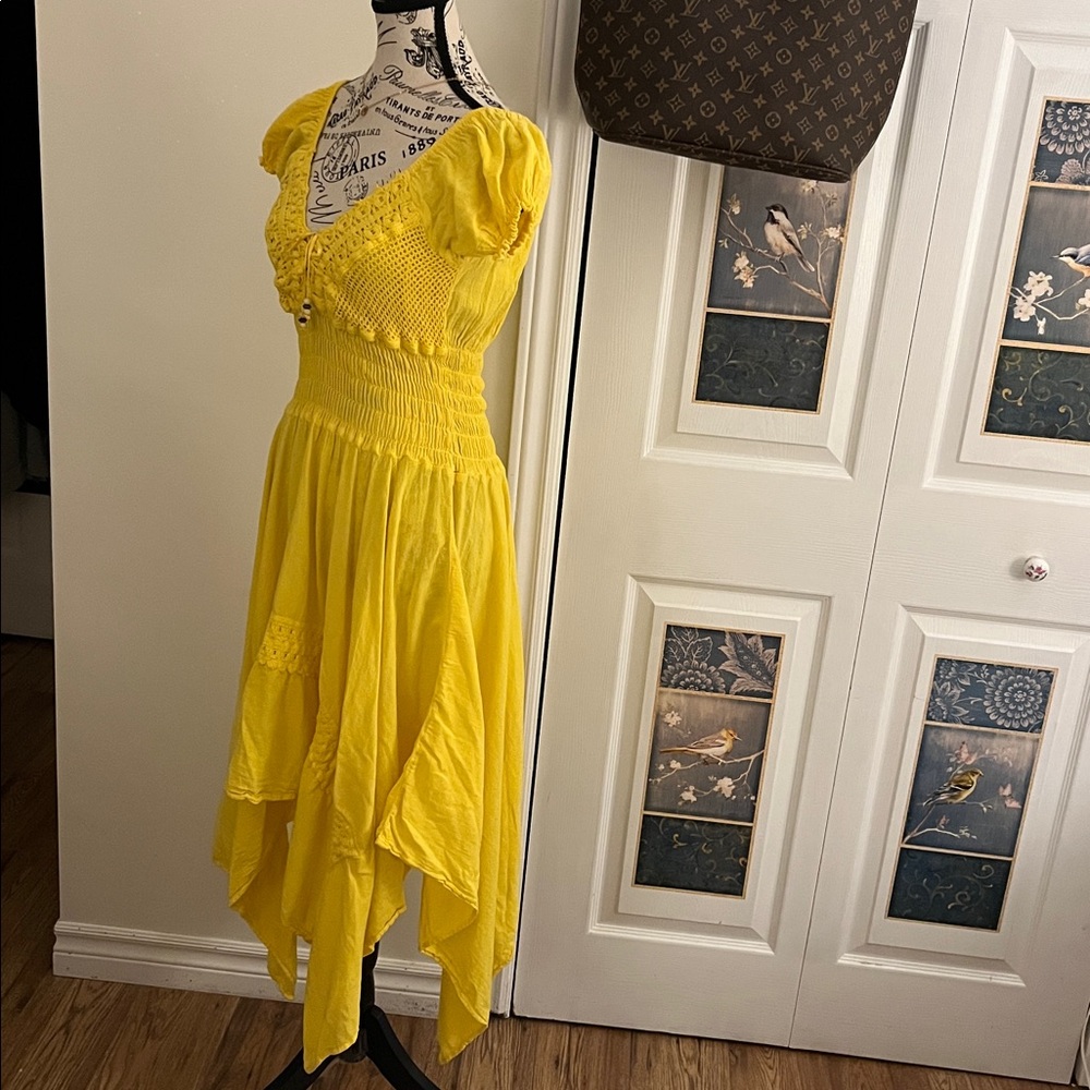 🍎Yellow Women's Dress - Picture 11 of 14